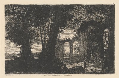 Aux Iles Borromeo [Maggiore Gölü] (Borromean Adalarında [Maggiore Gölü]) by Giberto Borromeo