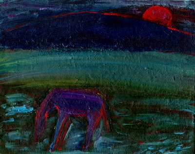 At ve Kızıl Ay, 2016, by Gigi Sudbury