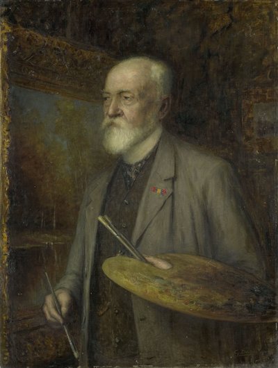 Johannes Gijsbert Vogel (1828-1915), Ressam by Gijsbertus Derksen