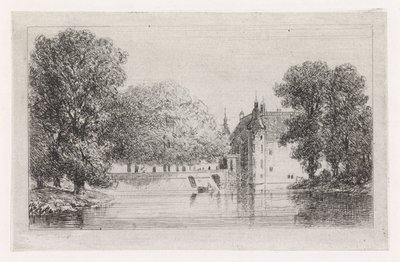 su üzerinde kale by Gijsbertus Johannes Verspuy