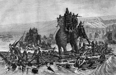 Hannibal, Rhone