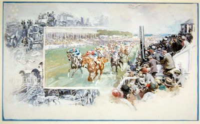 Postada (kağıt üzerine suluboya ve guaj) by Gilbert Holiday