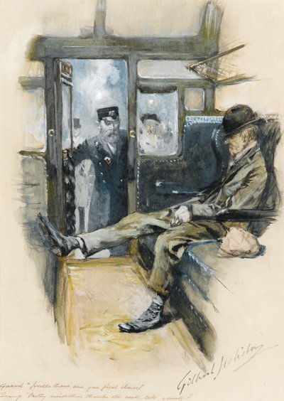 Tren Muhafızları (kağıt üzerinde wc) by Gilbert Holiday