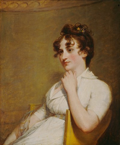Eleanor Parke Custis Lewis Bayan Lawrence Lewis, 1804. by Gilbert Stuart