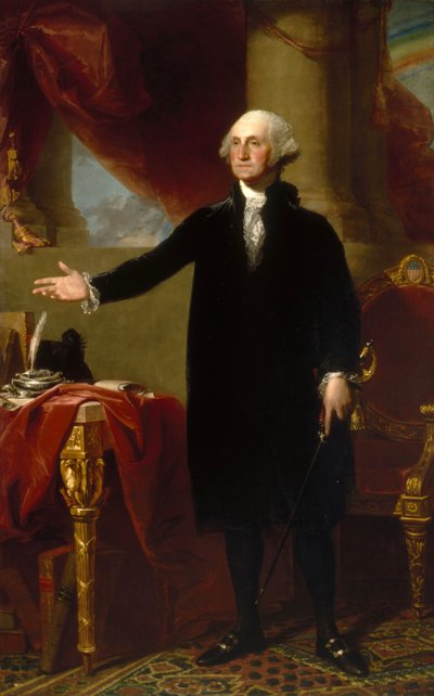George Washington (Lansdowne portresi) by Gilbert Stuart