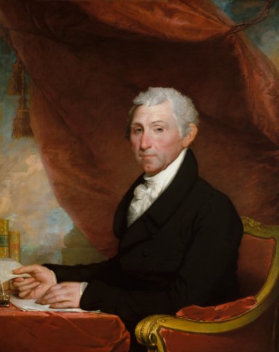James Monroe, yaklaşık 1820-22. by Gilbert Stuart