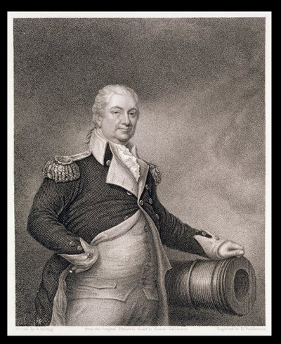 John Francis Eugene Prud'Homme (1800-92) tarafından oyulmuş Tümgeneral Henry Knox (1750-1806) by Gilbert Stuart