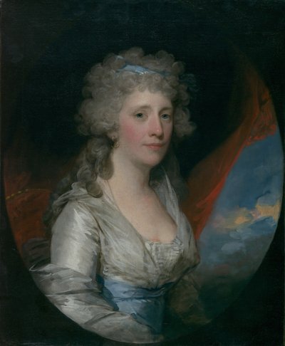 Bayan Joseph Anthony Jr. Henrietta Hillegas, yak. 1795-98. by Gilbert Stuart
