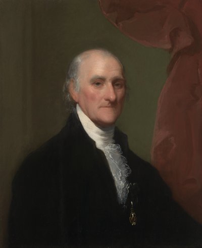 Samuel Miles, c.1800 (ahşap panel üzerine yağlı boya) by Gilbert Stuart