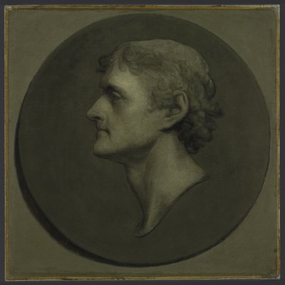 Thomas Jefferson (Madalyon Portresi), 1805 (tuval üzerine serilmiş kağıt üzerine yağ ve yumurta) by Gilbert Stuart