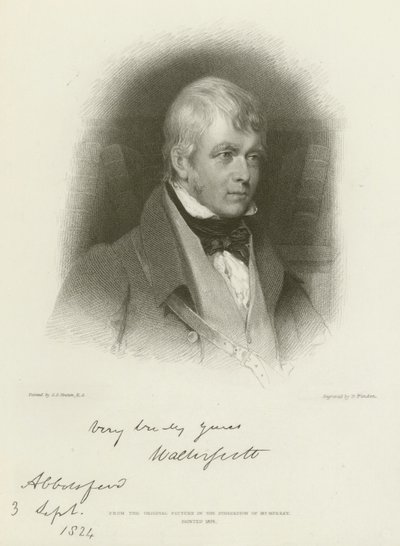 Sör Walter Scott by Gilbert Stuart Newton