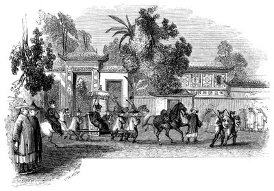 maiyetinin katıldığı bir genel valinin halk önüne çıkışı, 1847 by Giles