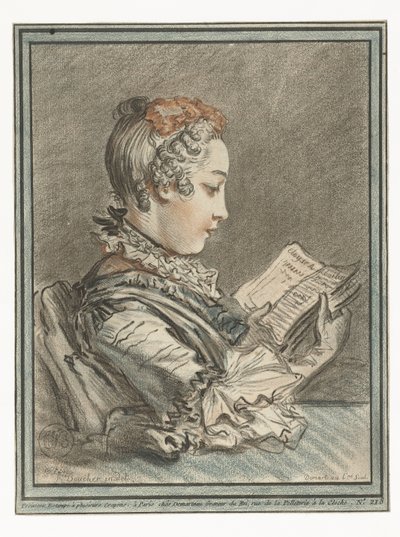 okuyan kadın Femme lisant Eloyse et Abaylar by Gilles Demarteau