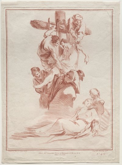 Haçtan İniş, 1773. by Gilles Demarteau