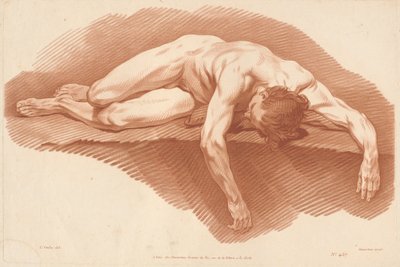 Akademi (457) by Gilles Demarteau, the Elder after Carle Van Loo