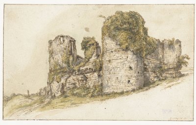 Vau'daki Château de César'ın görünümü by Gilles Neyts