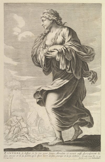 Pantheus, 1647. Yaratıcılar: Gilles Rousselet, Abraham Bosse. by Gilles Rousselet and Abraham Bosse
