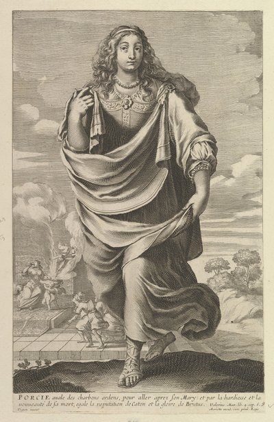 Porcie, 1647. Yaratıcılar: Gilles Rousselet, Abraham Bosse. by Gilles Rousselet and Abraham Bosse
