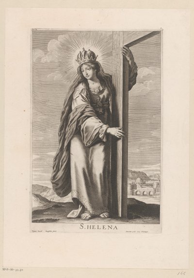 Aziz Helena çarmıhta by Gilles Rousselet