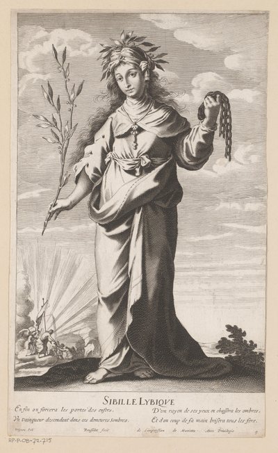 libische sibille Sibylle Libyque (nesne üzerindeki başlık) Sibille (dizi adı) Sibyller (dizi adı) by Gilles Rousselet