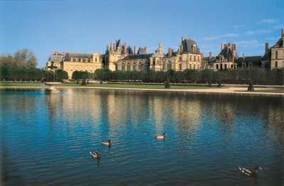 Fontainebleau Kalesi, Seine ve Marne (Seine-et-Marne), Fransa. Gilles Le Breton