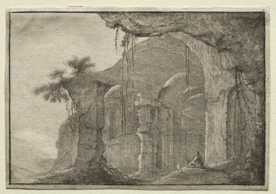 Bir Amfi Tiyatro Kalıntıları. by Gillis Neyts
