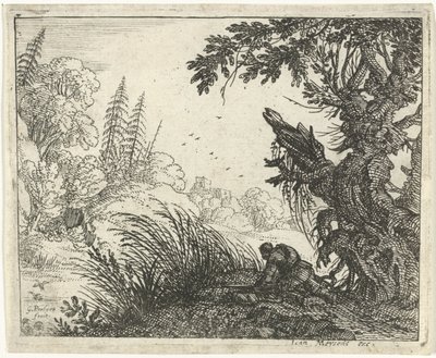 Bir avcı ile manzara by Gillis Peeters (I)