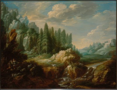 Ormanlık dağ manzarası by Gillis i Peeters