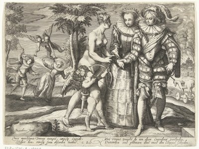 Venüs, Uyuşmazlıkta Aşk by Gillis van Breen (attributed to)