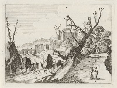 Şelale Yedi manzara (dizi başlığı) by Gillis van Scheyndel (I)