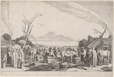 Kış mevsimi Dört Mevsim (dizi adı) by Gillis van Scheyndel (I)