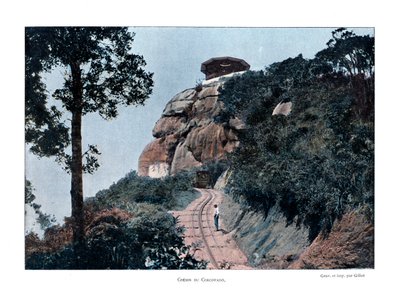 Corcovado Rack Demiryolu, Rio de Janeiro, Brezilya, 19. yüzyıl by Gillot