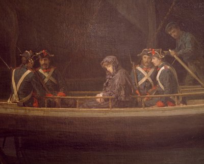 Luisa Sanfelice, 2 Eylül'de Palermo'dan Napoli'ye naklediliyor by Gioacchino Toma