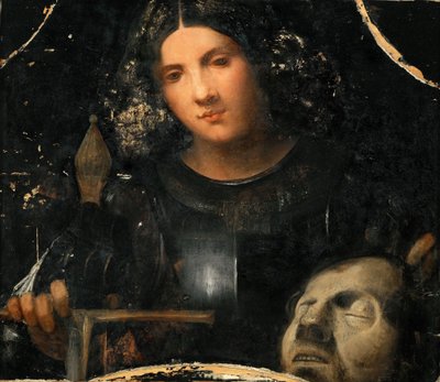 Rönesans : Goliath par Giorgione Başkanı ile David by Giorgio (workshop of) Giorgione