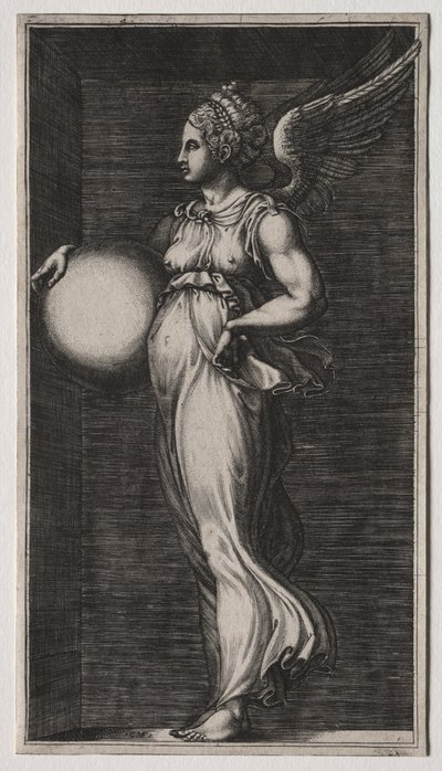 Bir Küre Tutan Alegorik Figür, 1560