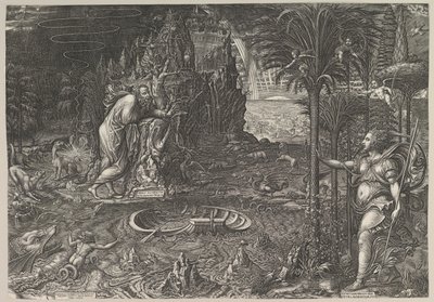 Hayat Alegorisi, 1561. by Giorgio Ghisi