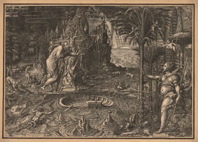 Hayat Alegorisi, 1561. by Giorgio Ghisi