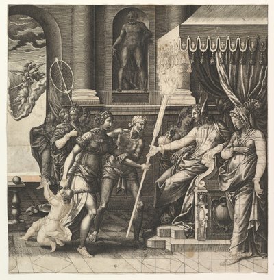 Apelles İfşası, 1560. by Giorgio Ghisi