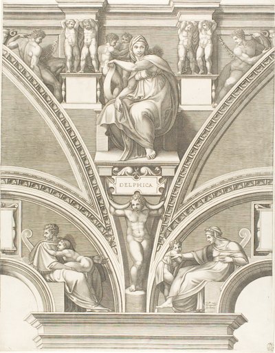 Delphic Sibyl by Giorgio Ghisi