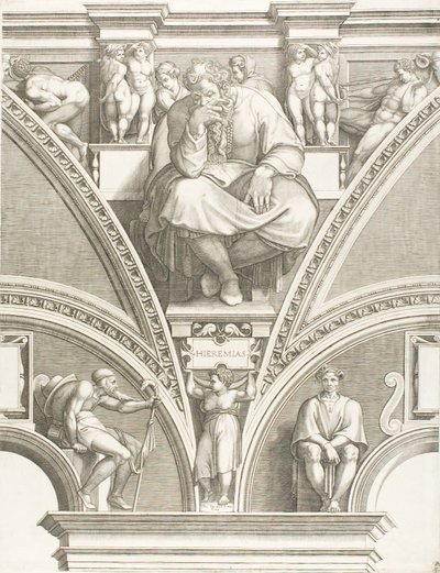 Peygamber Yeremya by Giorgio Ghisi
