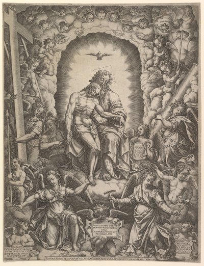 Üçlü Birlik, 1576. by Giorgio Ghisi