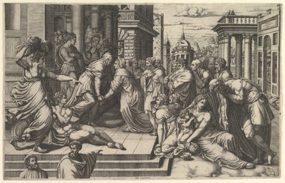 Ziyaret, 1540-50. by Giorgio Ghisi