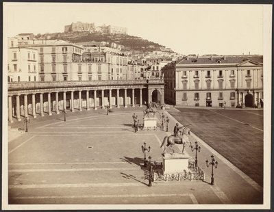 Napoli, Largo Palazzo by Giorgio Sommer
