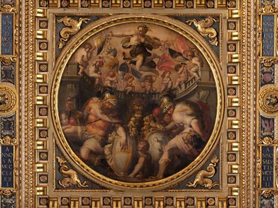 Santo Spirito ve Santa Croce Mahallelerinin Alegorileri by Giorgio Vasari