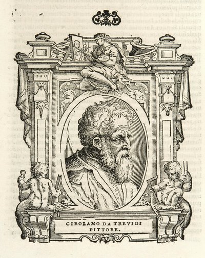 Milano, Biblioteca Braidense, Vite de piv excellent, Giorgio Vasari 1568, Girolamo da Trevigi by Giorgio Vasari