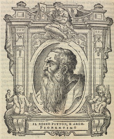 Rosso Fiorentino, "En Mükemmel Ressamların, Heykeltıraşların ve Mimarların Yaşamları"ndan, 1568 by Giorgio Vasari
