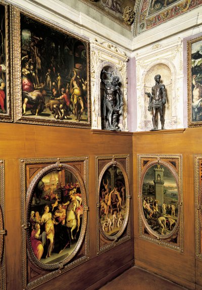 Studiolo (küçük çalışma), Francesco I, Giorgio Vasari (1511-1574), Palazzo Vecchio, Floransa, İtalya by Giorgio Vasari