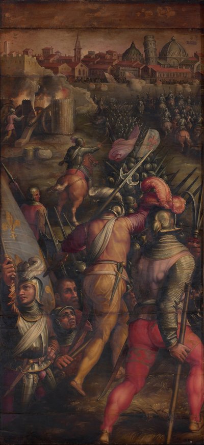 Pisa yakınlarındaki Barbagianni Savaşı, 1563-1565 by Giorgio Vasari