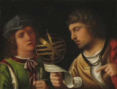 Giovanni Borgherini ve Öğretmeni by Giorgione