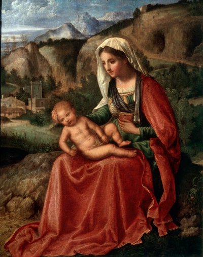 Bir Manzaradaki Bakire ve Çocuk, c1503 by Giorgione da Castelfranco